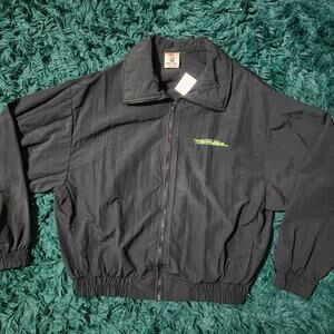 Vintage Days of Thunder Movie Promo Black Windbreaker Jacket Large 24x25